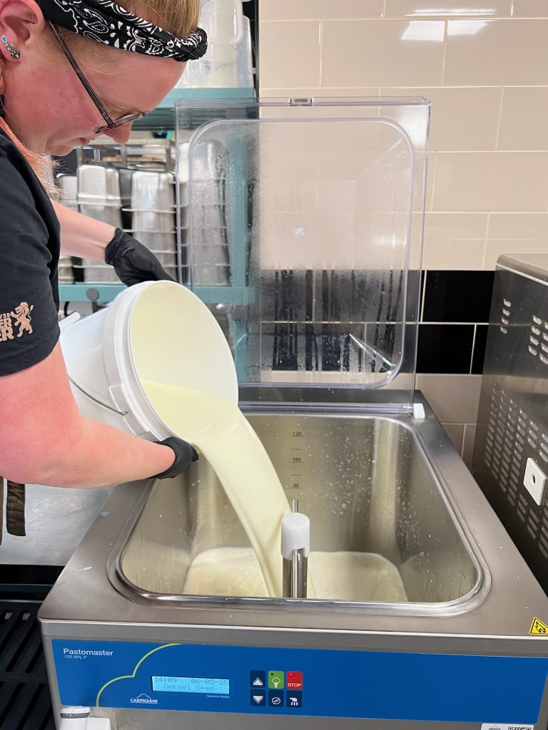 Ijsmaken melk
